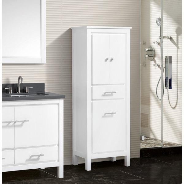 Azzuri Riley 24" W x 64.4" H x 15" D FreeStanding Linen Wayfair